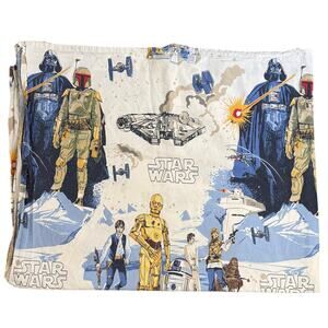 Pottery Barn Kids Star Wars Top Sheet Empire Strikes Back Darth Vader Twin Size